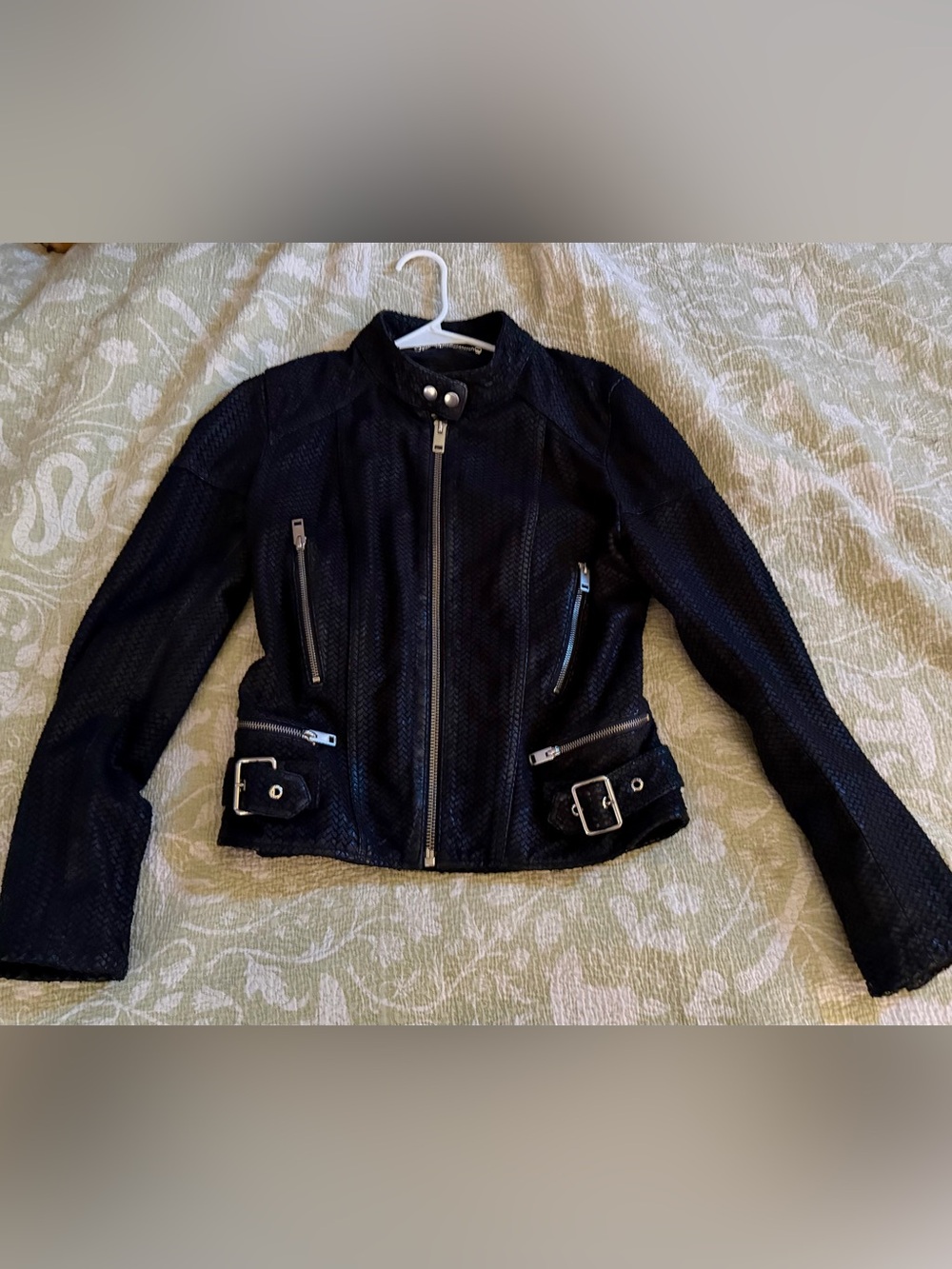 Diesel Black Leather Jacket